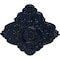 Ekena Millwork Ashford Ceiling Medallion, Hand-Painted Midnight Dream, 42 3/4"W x 28 7/8"H x 1"P CM42X28ASMDF - alternate 4